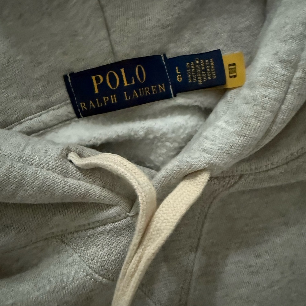 Polo by Ralph Lauren Light Gray Hoodie - Picture 3 of 3